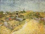 Vincent Van Gogh Gemusegarten am Montmartre painting